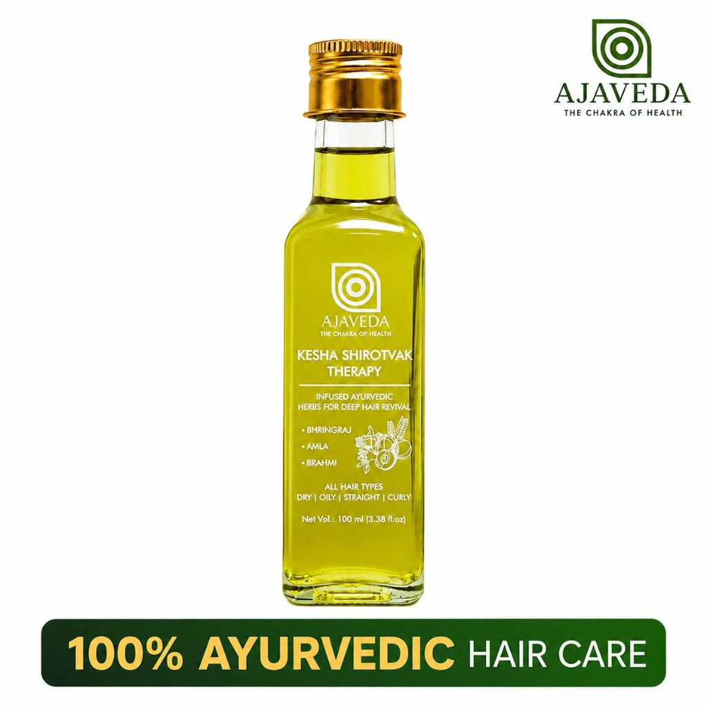Ajaveda Kesha Shirotvak Therapy – Infused Ayurvedic Hair Oil for Deep Revival (100ml)